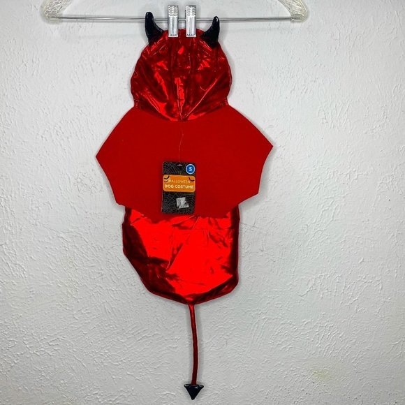 Design Lab, NWT, small dog devil costume in red and black. - Picture 1 of 5